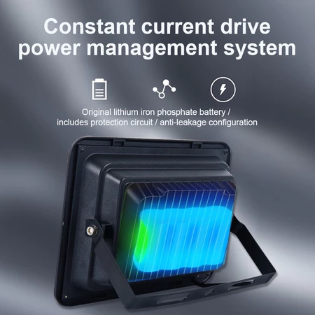 300W Solar Outdoor Lighting LED Solar Spotlight Intelligent Light Sensor IP 67