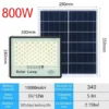 800W Solar Outdoor Lighting LED Solar Spotlight Intelligent Light Sensor